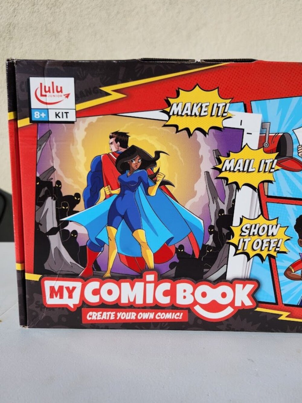 New Lulu Jr. My Comic Book making craft kit writing comicbook Published 6.75" x